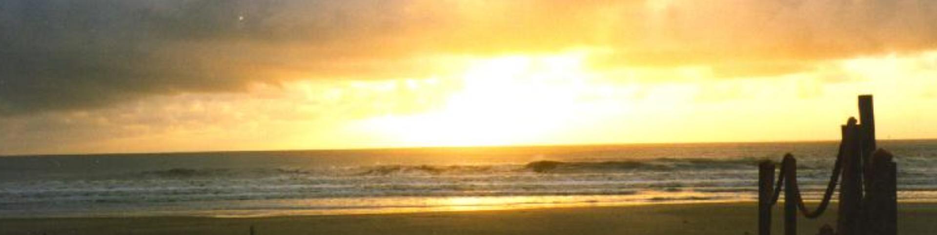 Foto de un amanecer en Cabo Polonio